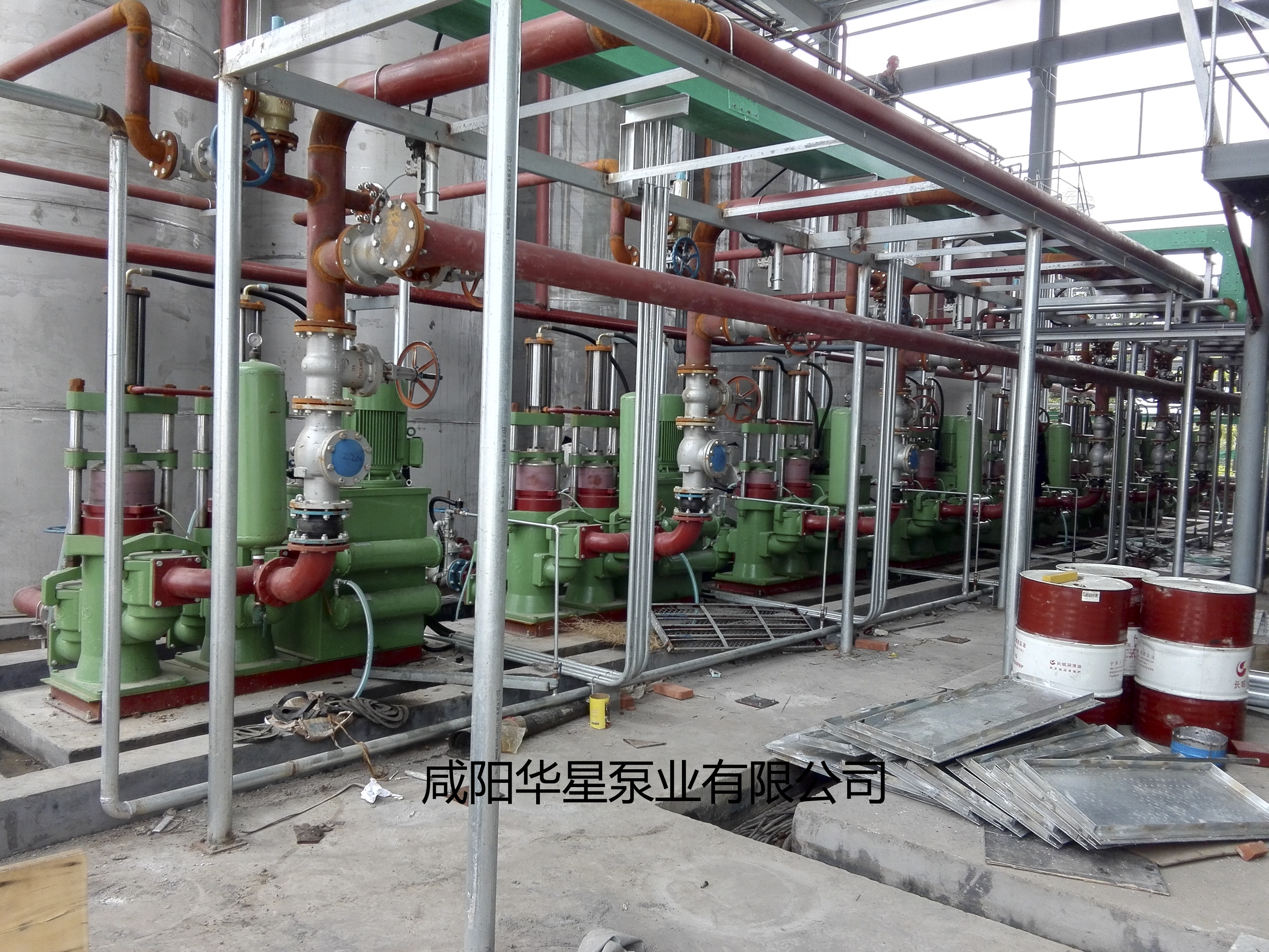 陶瓷柱塞泵配壓濾機(jī)現(xiàn)場管道連接圖